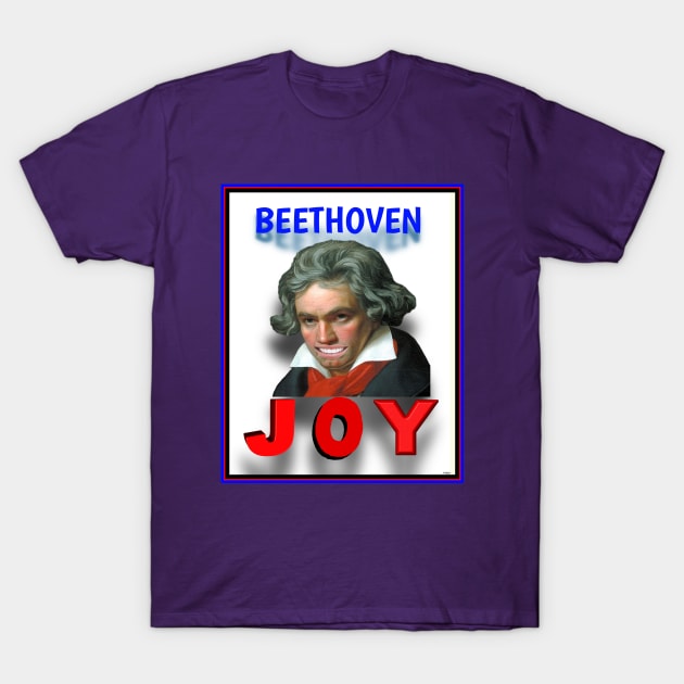 JOY OH JOY BEETHOVEN GUY T-Shirt by PETER J. KETCHUM ART SHOP